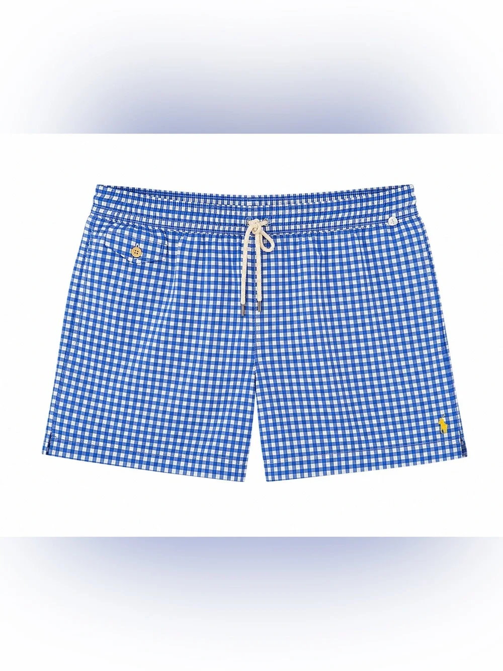Ralph Lauren Blue & White Gingham swim Shorts